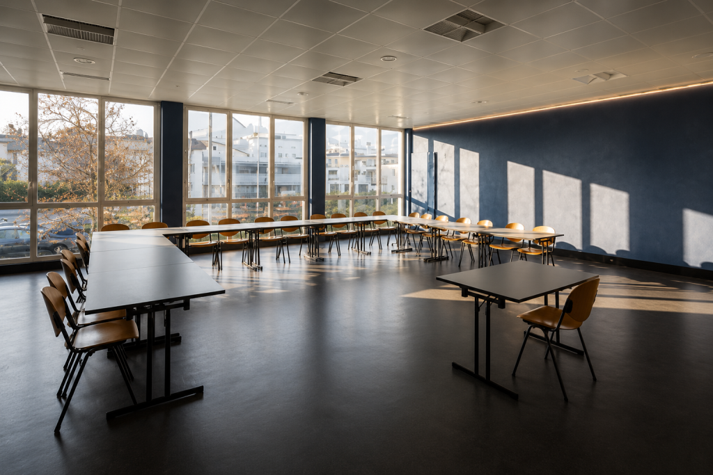 Sala multiuso del Teatro del Gatto per conferenze e meeting