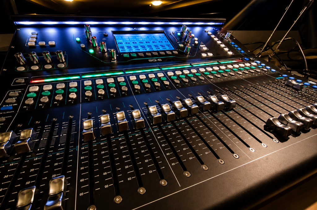 Regia audio e luci del Teatro del Gatto di Ascona